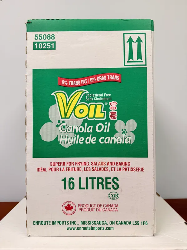 VOIL Canola Oil, 16 litre case