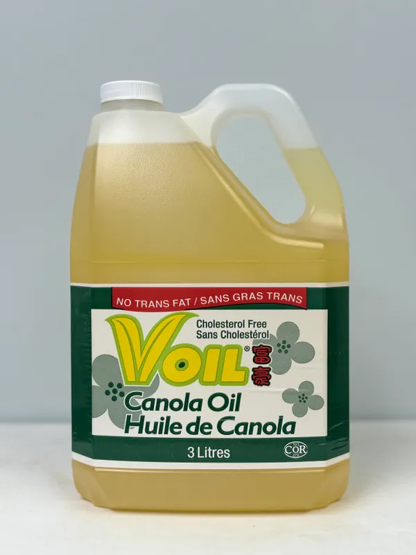 VOIL Canola Oil, 3 litre jug