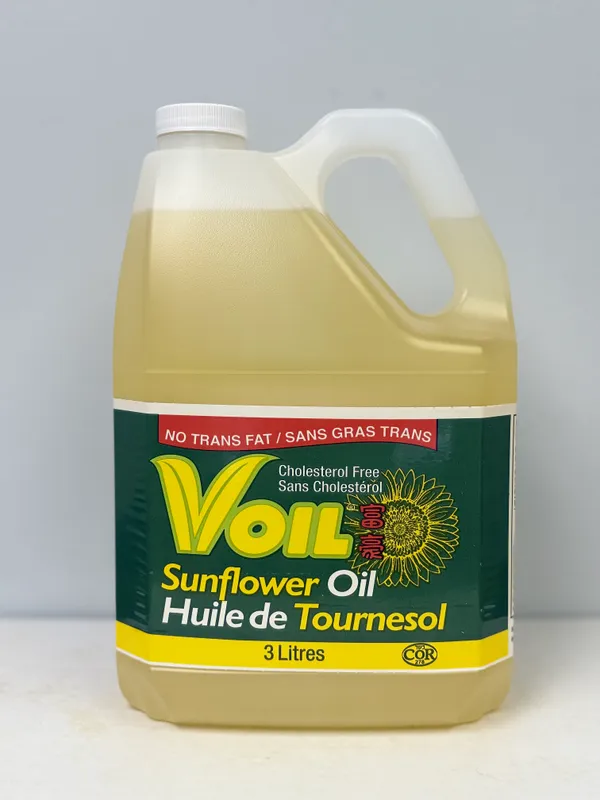 VOIL Sunflower Oil, 3 litre jug