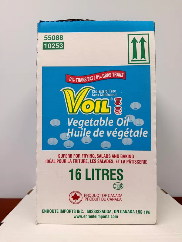 VOIL Vegetable Oil, 16 litre case